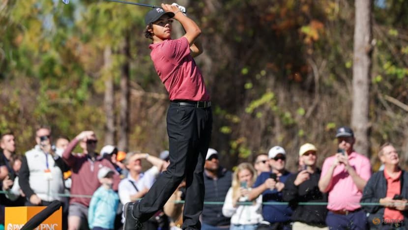 Charlie Woods wins his first American Junior Golf Association title
