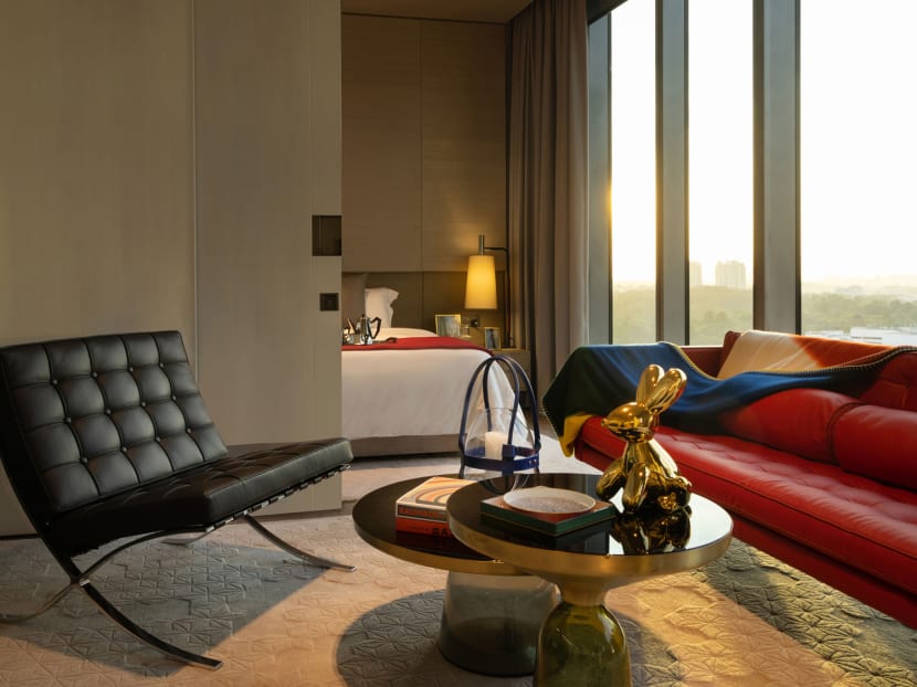 This luxury condo development in Singapore showcases an innovative approach to compact apartment living