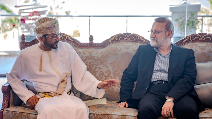 Top Iran security official is in Oman, the site of talks with the US, likely over nuclear messages