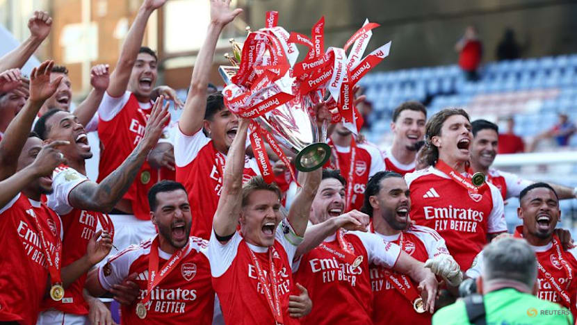 West Ham relegated, Arsenal lift Premier League trophy on emotional final day