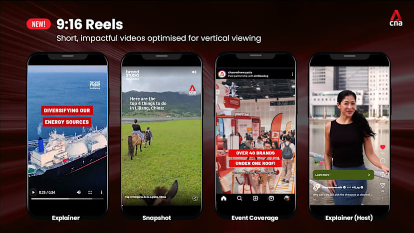 Your brand story made for the scroll on CNA’s new 9:16 Reels