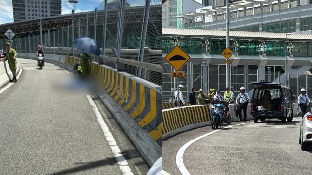 52岁本地摩托车骑士 新山关卡路段遇意外丧命