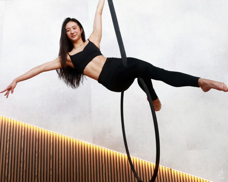 The NUS graduate who loves her 'really, really cool' job as an aerial performer in a Macau circus