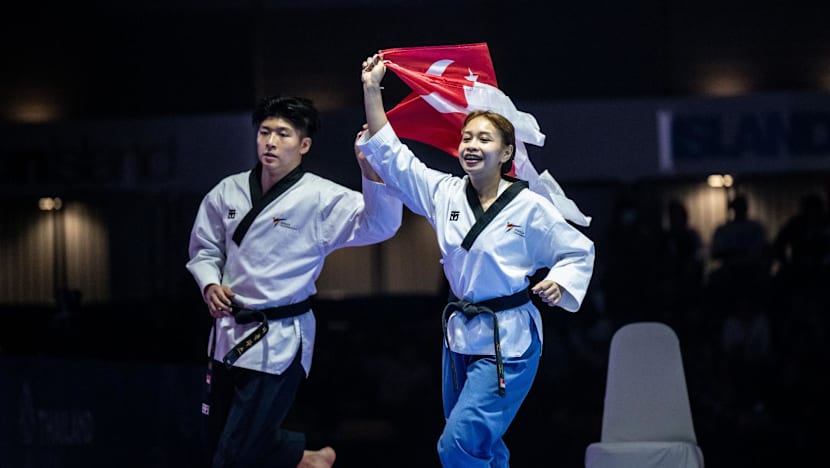 Taekwondo pair give Singapore its first gold of 2025 SEA Games