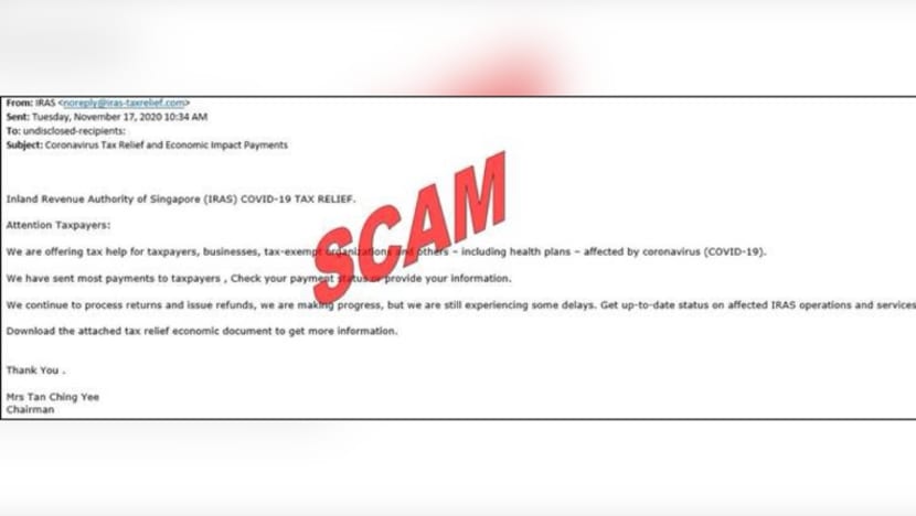 Hati-hati jika terima emel 'cukai pelepasan virus korona' kononnya dari IRAS