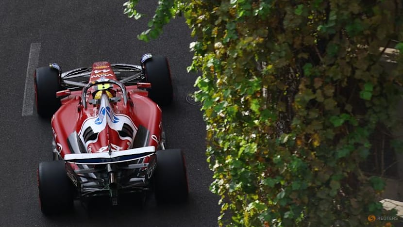 Hamilton hails Ferrari progress after Baku practice one-two