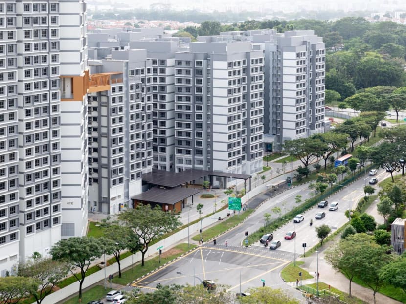 A view of Fernvale Dew, a new public housing development along Sengkang West Avenue.
A view of Fernvale Dew, a new public housing development along Sengkang West Avenue.