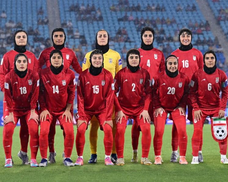 Iran players sing final anthem before bowing out of Women's Asian Cup