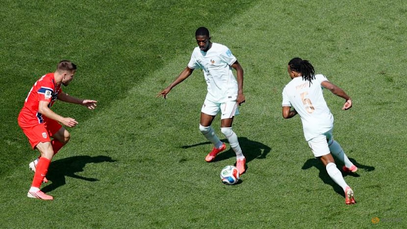 France's Dembele steals the show with 25-minute hat-trick against Norway