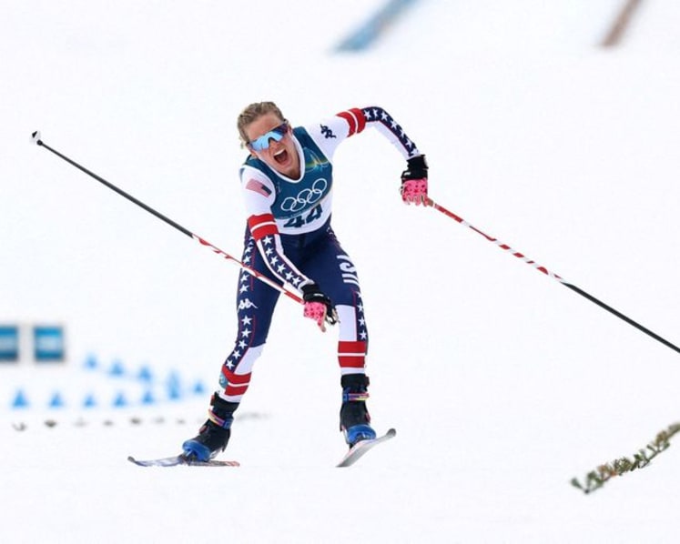 Crosscountry-Broken skis, shirtless racers as erratic weather causes havoc