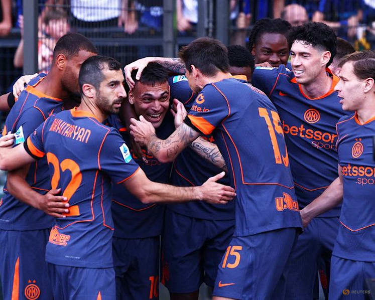 Martinez fires Inter to 3-0 win at Lazio ahead of Coppa Italia final showdown