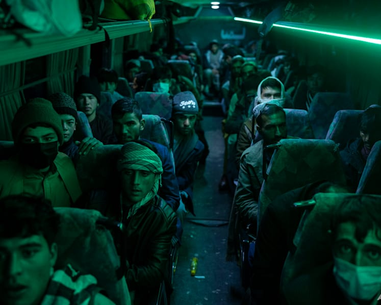 Desperation drives thousands of Afghans a day across borders