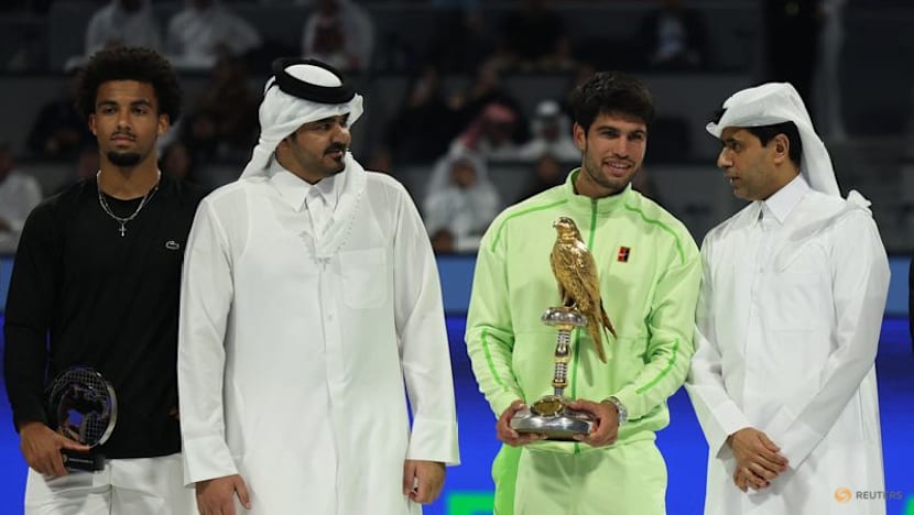 Alcaraz downs Fils to win Qatar Open, extends perfect start to the year