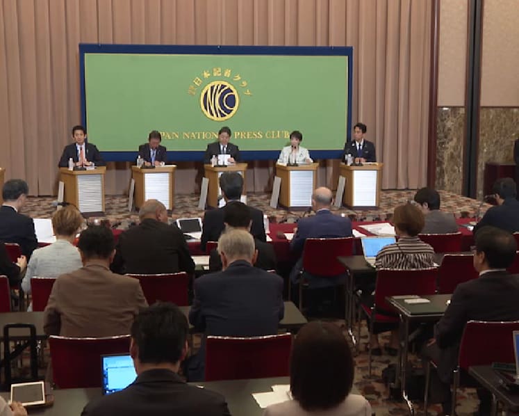 Japan’s ruling party race heats up as candidates spar over economy, foreign policy in closely watched debate