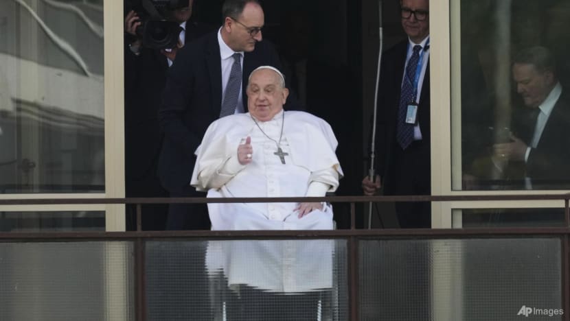 Pope Francis returns to Vatican after five weeks in hospital Pope Francis returns to Vatican after five weeks in hospital
