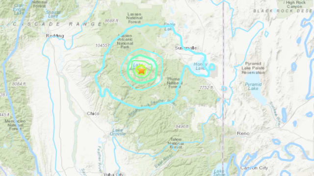 美国加州发生5.4级地震