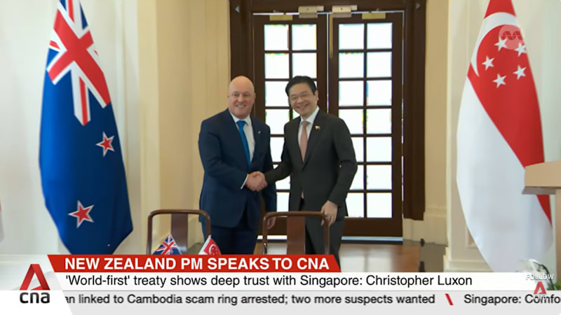 Singapore-New Zealand pact a model for secure trade in crisis: Luxon