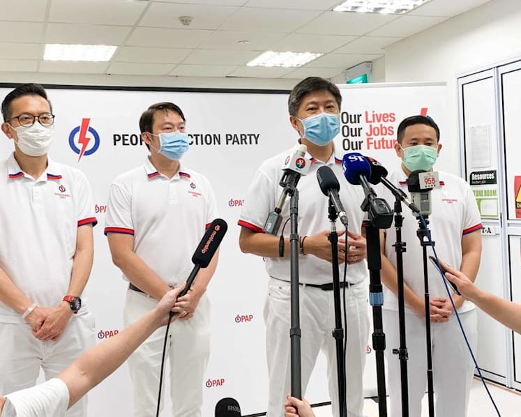 GE2020: PAP's Ng Chee Meng congratulates WP's Sengkang team on election win