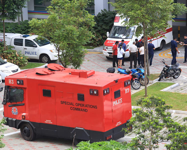 Cops break into Sembawang Drive flat in dramatic end to 17-hour standoff 