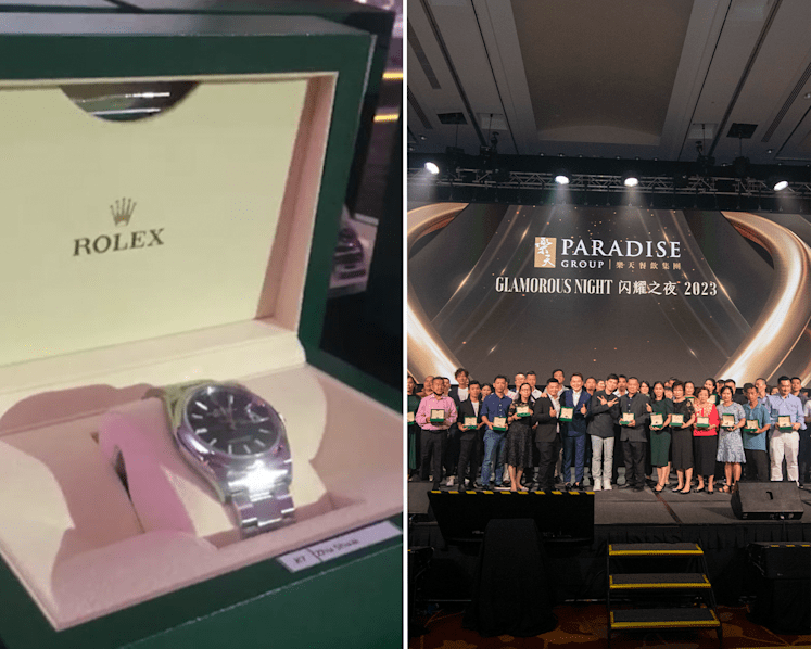 #trending: Paradise Group gives 98 Rolex watches from authorised dealers, 255 gold bars to long-serving workers