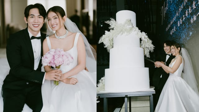 张奕恺、洪凌公开婚礼照　甜喊：一起变老