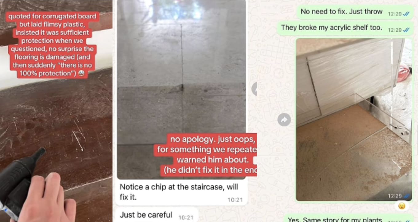 Home Reno Failure SG Woman Calls Out Interior Designer, Who Is Also Her Cousin's ...