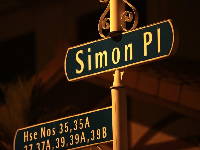 Simon Place is 2017's first Zika cluster. Photo: Jason Quah/TODAY