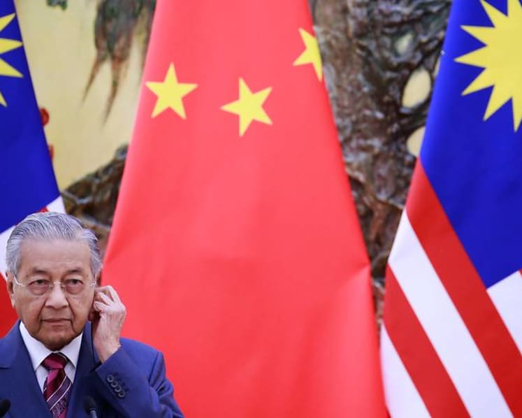 Chinese-backed East Coast Rail Link, pipeline projects cancelled for now: Malaysia PM Mahathir