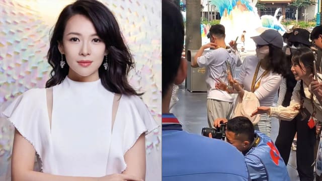 章子怡带儿女出游　“包紧紧”仍被认出！