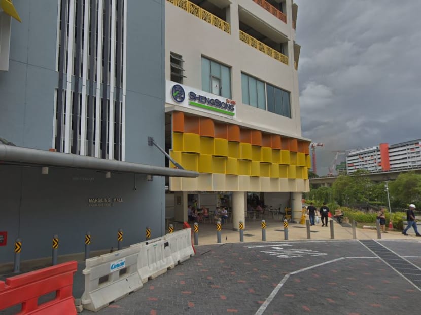 A general view of the Marsiling Mall.