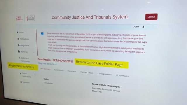 小额索偿庭引入生成式AI 提升案件准备与审理效率