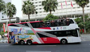 Wisata Jakarta dari atas bus, Open Top Tour jadi pilihan long weekend