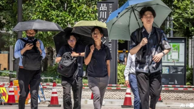 热浪侵袭日本关东内陆地区 气温或达摄氏40度危险水平