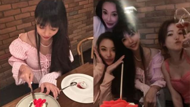 李靓蕾甩离婚阴霾　与许玮甯等闺密一起庆生