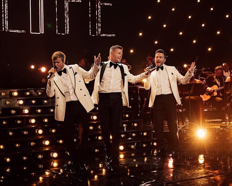Irish pop group Westlife performing in Singapore in January 2027