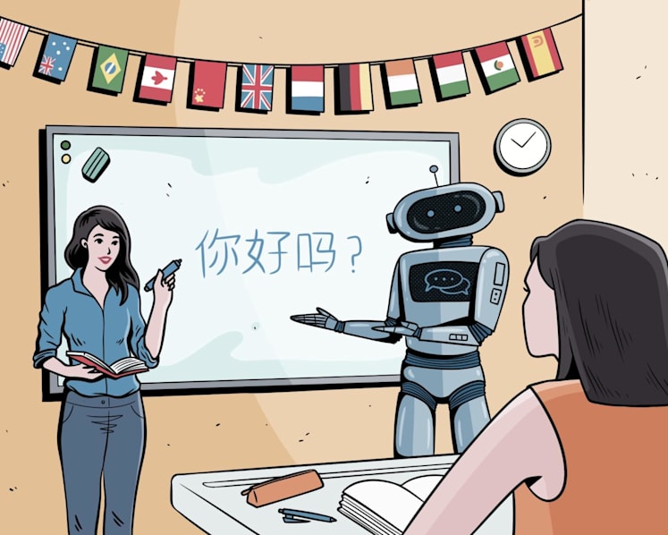 Commentary: Should you study a new language through human teachers or AI? After a year of using both, here's what I've learnt