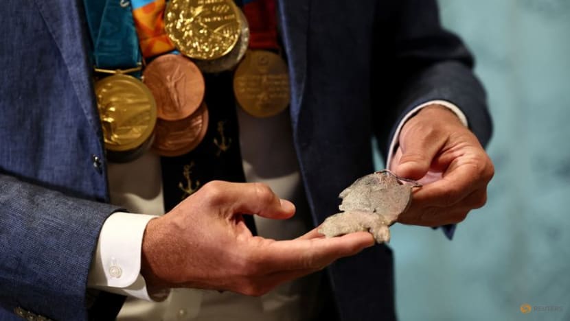Olympic champion Hall Jr. receives replicas of 10 medals lost in LA fires