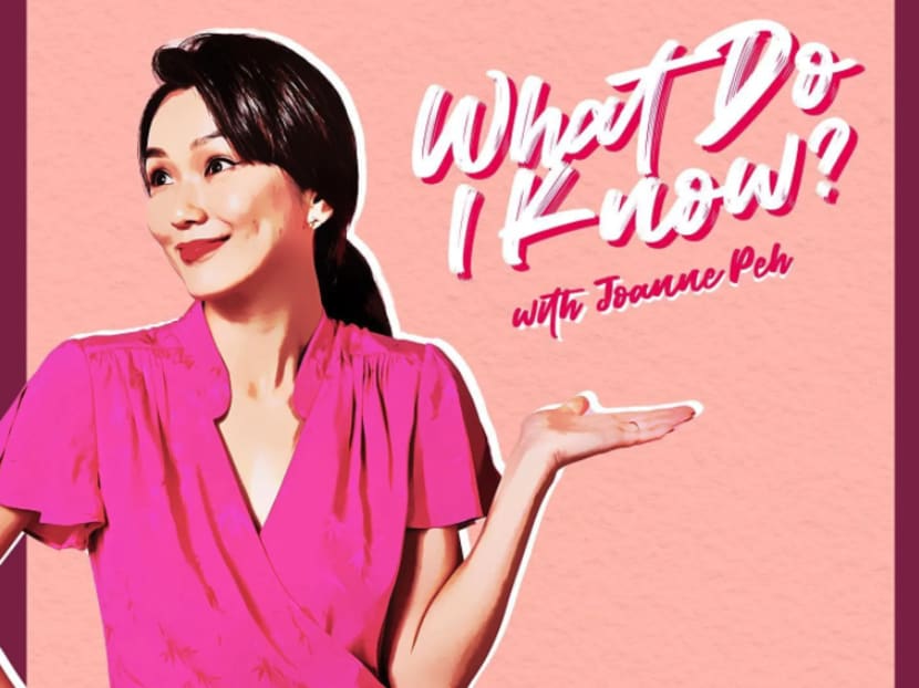 Joanne Peh celebrates success of her new podcast with cake 