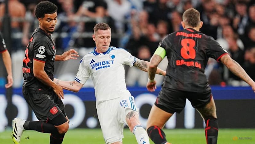Late own goal rescues Leverkusen in 2-2 draw at Copenhagen