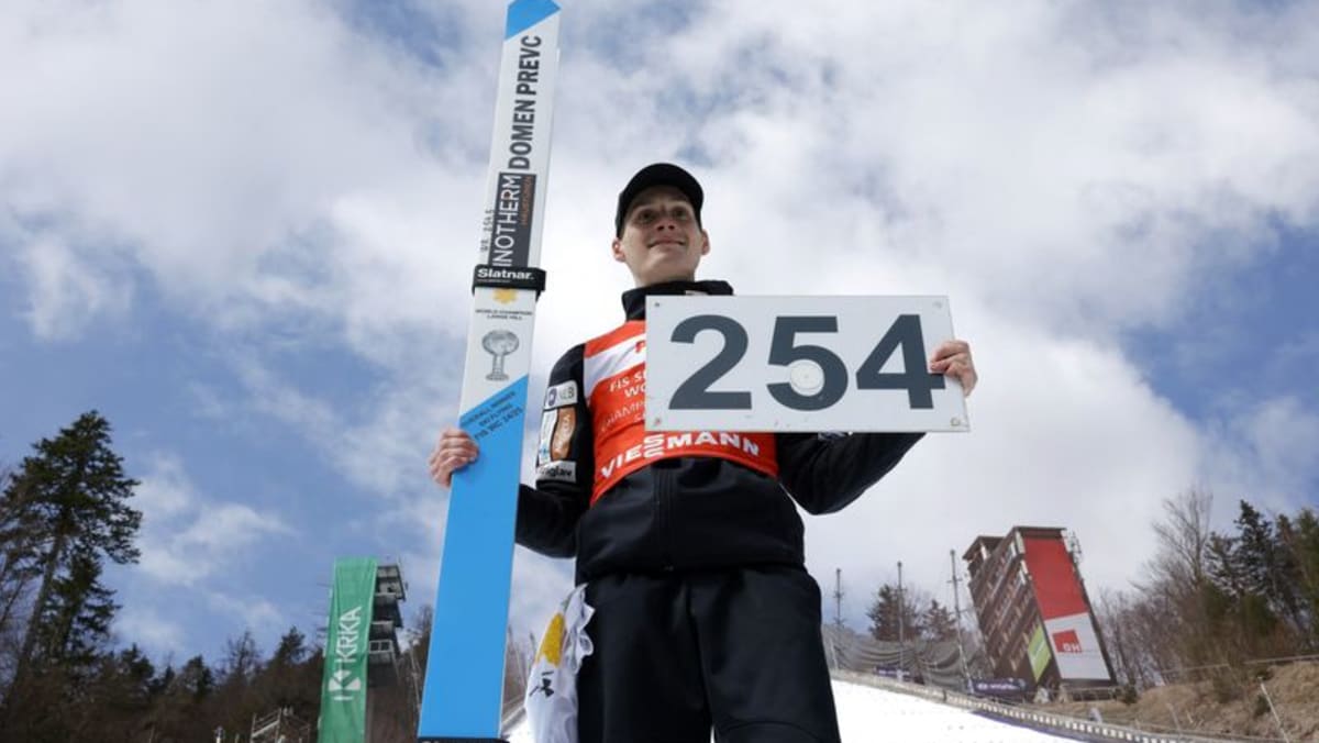 Ski jumping-Prevc breaks men's world record with 254.5-metre jump