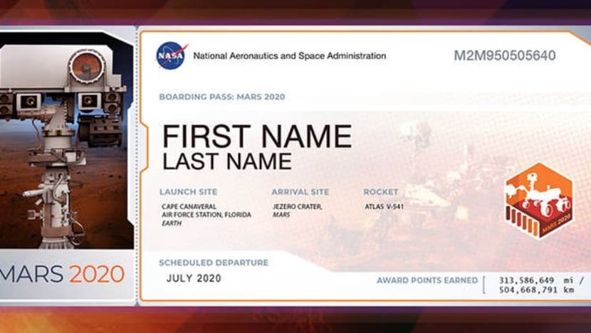 Can’t set foot on Mars? Your name can get there first