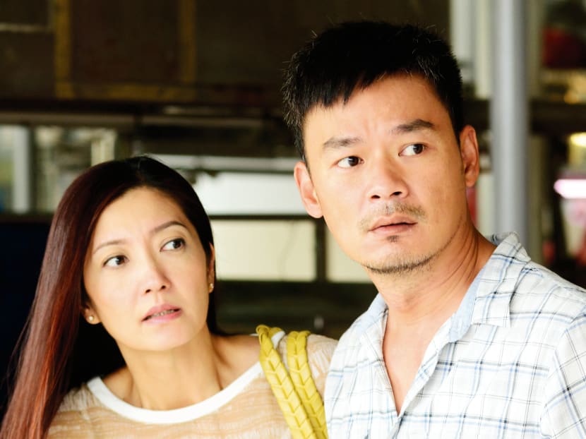 Thomas Ong (seen here with 
co-star Huang Biren) outgrew 
his fear of horses on the set of 
3 Wishes.
