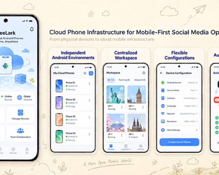 GeeLark Advances Cloud Phone Infrastructure for Scalable Social Media Operations