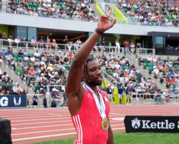 Lyles clocks world's fastest 200m this year in heated US trials race