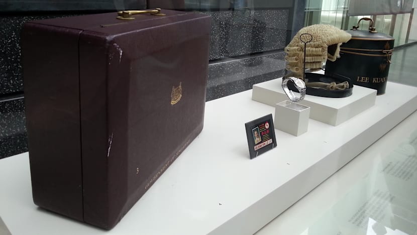 Mr Lee Kuan Yew’s red box on display at National Museum