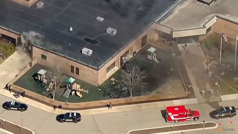 Assailant dead after ramming vehicle into Michigan synagogue