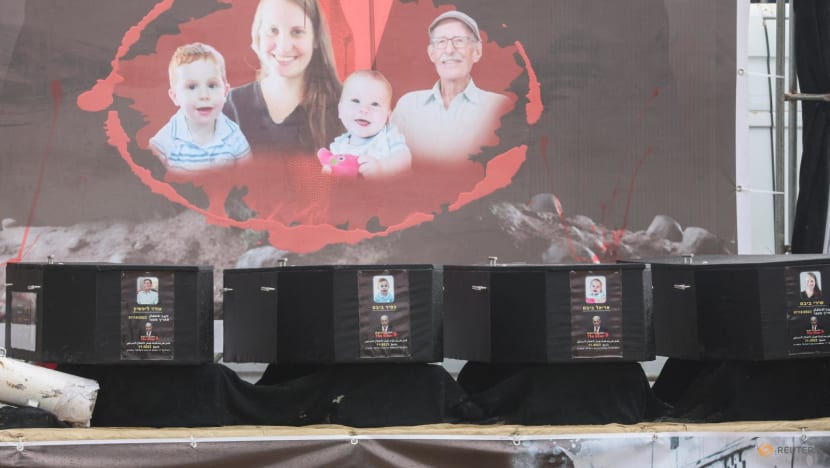 Hamas hands over bodies of youngest Gaza hostages taken from Israel Hamas hands over bodies of youngest Gaza hostages taken from Israel