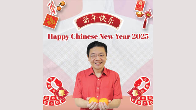 “六六大顺 蛇年如意！” 黄总理年初一捧柑来拜年
