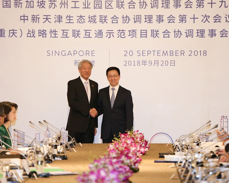 S’pore, China to export lessons gleaned from Tianjin and Suzhou flagship projects: DPM Teo