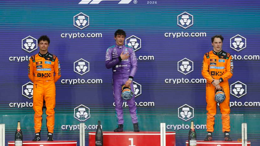 Antonelli takes third win a row for Mercedes to stretch F1 lead in Miami